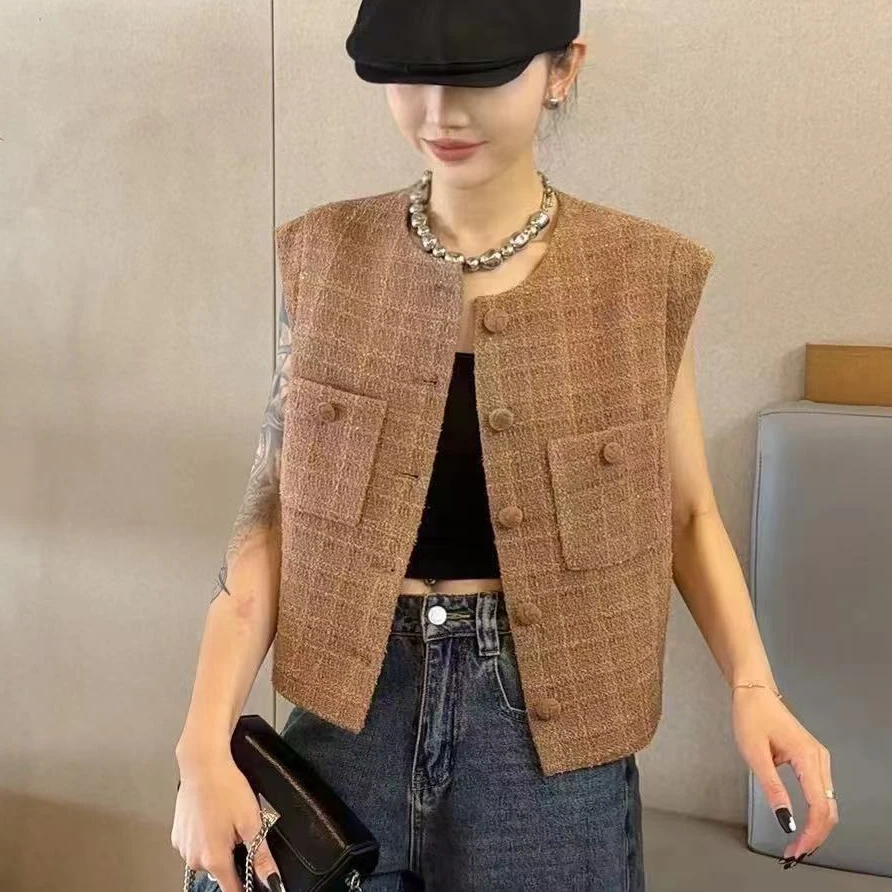 【锦衣服饰】88 D 56轻奢高级小香风马甲