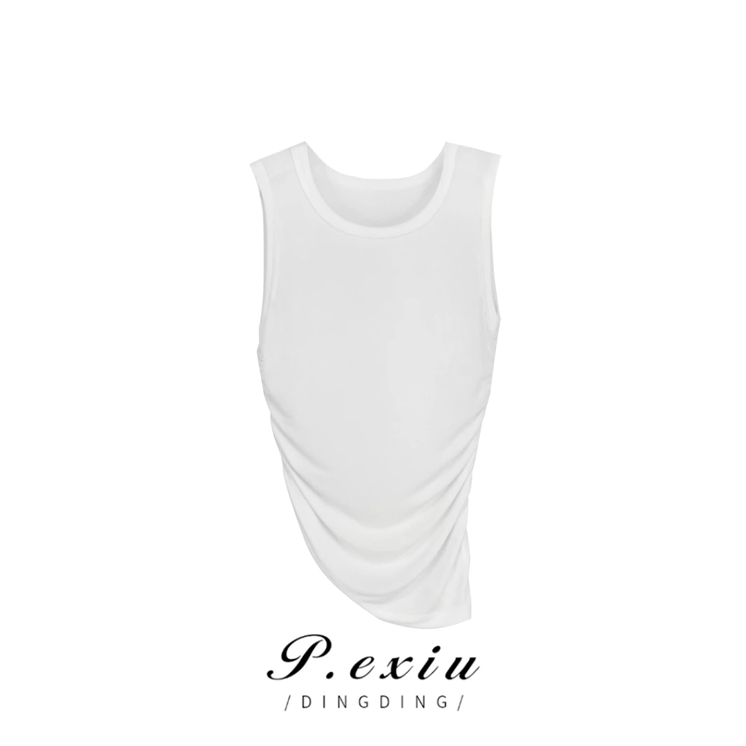 PanYiXiu/潘依绣【百般好搭】夏季修身显瘦百搭无袖背心 W-61285