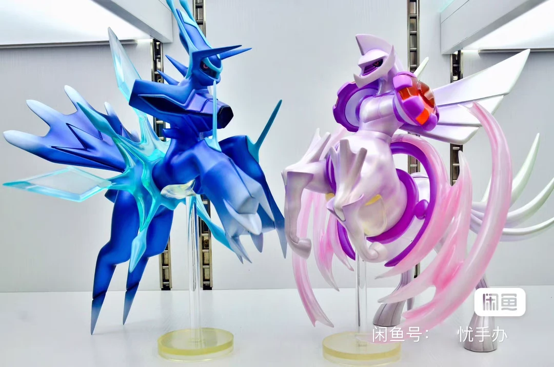 现复刻宝可梦图鉴洗翠双神珍珠兽钻石兽宝可梦模型手办