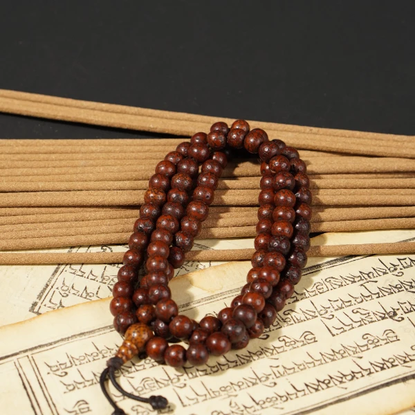 民国星月菩提念珠/LBT1706Z/古玩老串/律宝堂