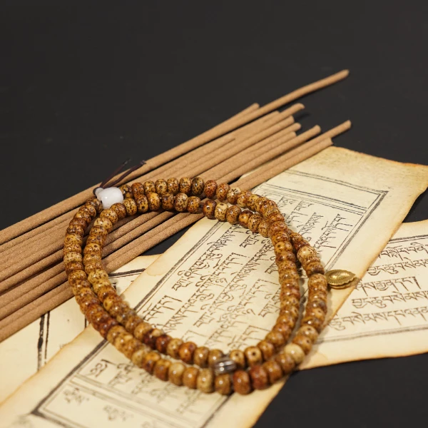 民国星月菩提念珠/LBT1904Z/古玩老串/律宝堂