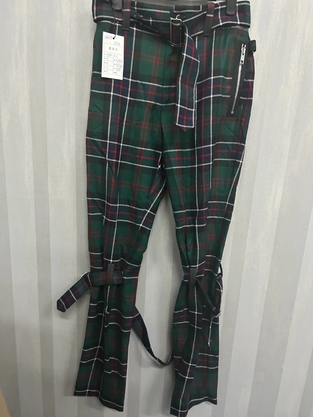古驰gucci格纹长裤95新