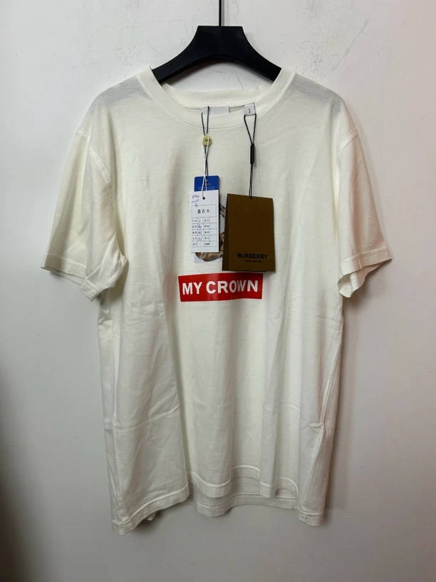 Burberry白色半袖T恤99新
