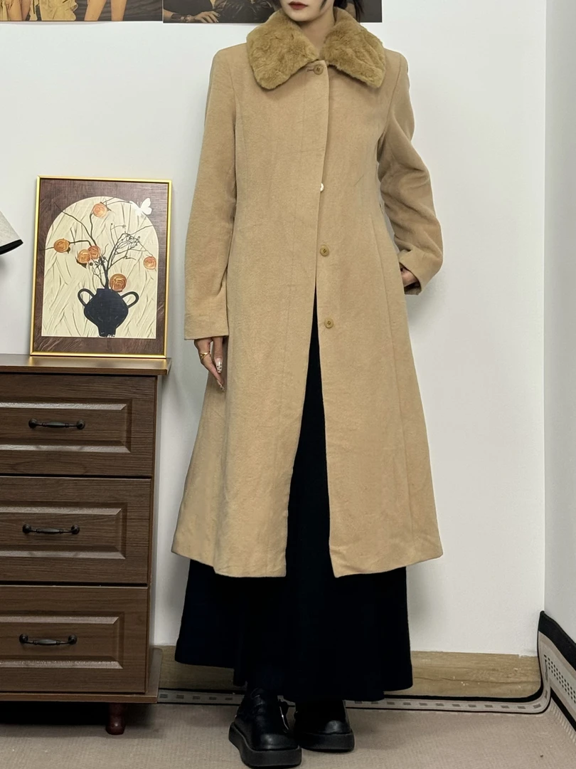 【衿禧古着vintage】 中古小众西装 半身裙 小香风外套 中古大衣