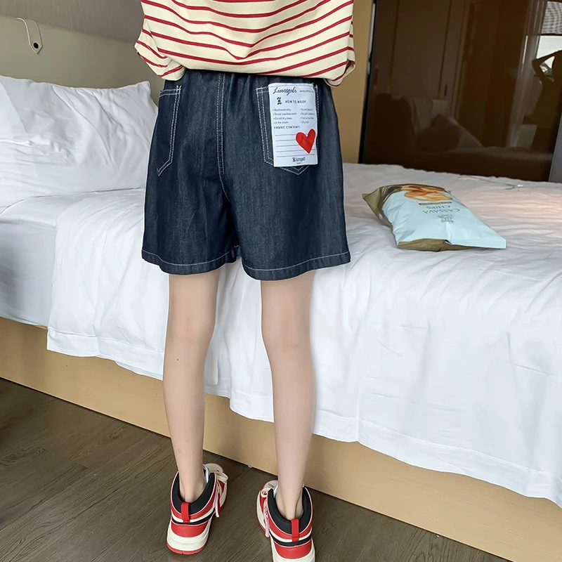 西西家女童牛仔短裤2025夏季新款洋气儿童时尚休闲裤子KD868