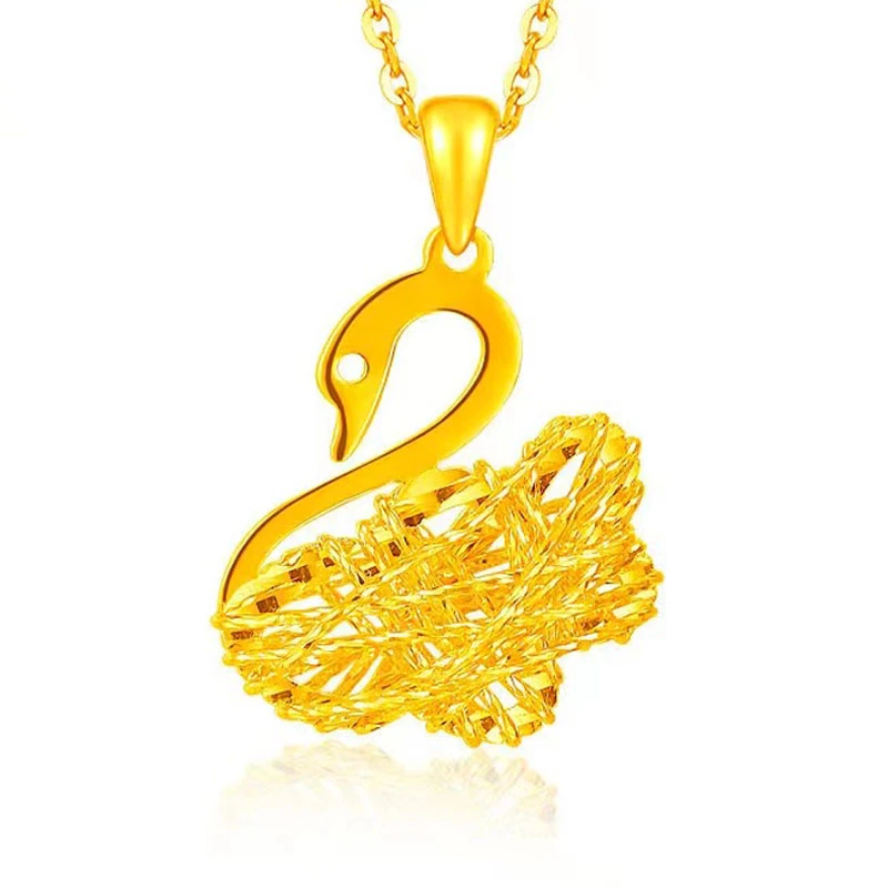 KING TAI FOOK/金大福足金999.9 天鹅吊坠 (不含链 ） 2.38g