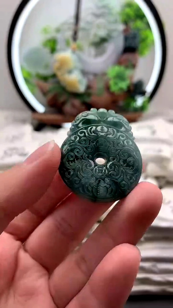 【闪购商品】翡翠颈饰未镶嵌扣子【品质一般能接受再拍】
