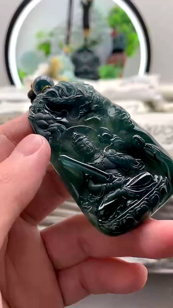 【闪购商品】翡翠颈饰未镶嵌虚空藏