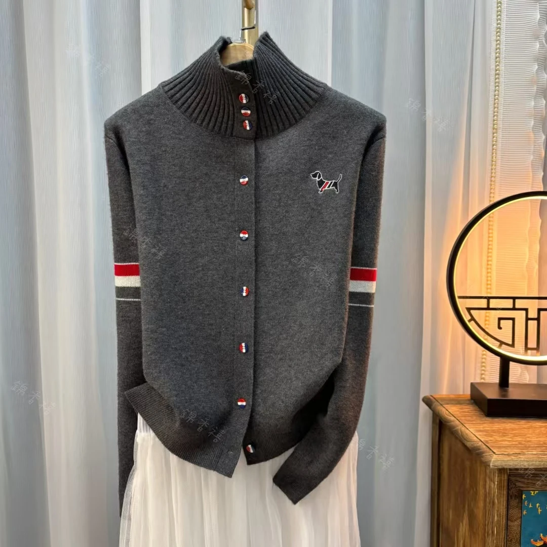 【V661tt狗】潮牌秋冬时尚减龄针织衫开衫毛衣外套