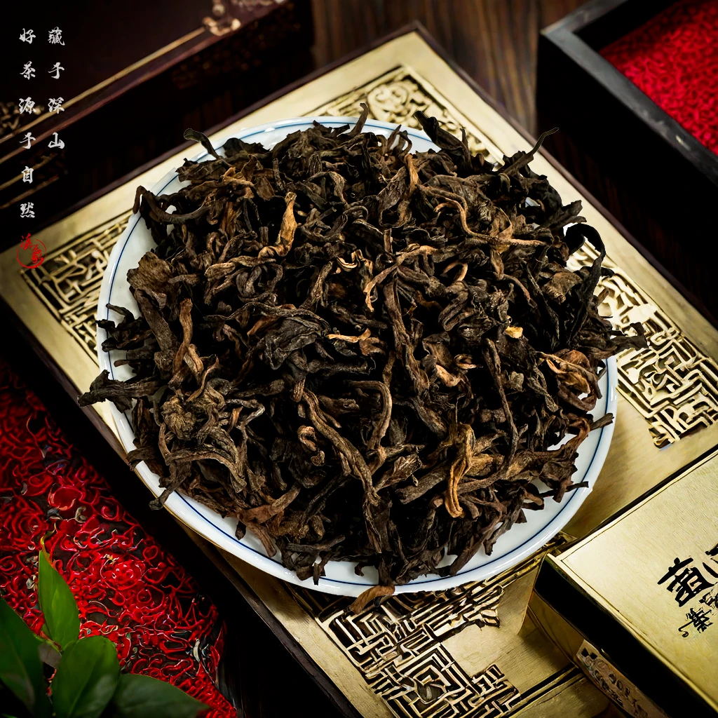 【云南滇象普洱茶】2023年 曼松明前春料 熟散茶 香甜润滑