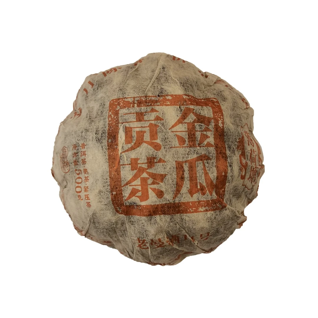【云南滇象普洱茶】薄荷塘金瓜贡茶沱茶 醇厚润滑普洱茶熟茶 500g