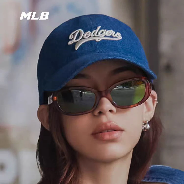 韩国MLB帽子2025春季新款男女复古牛仔棒球帽百搭休闲遮阳鸭舌帽