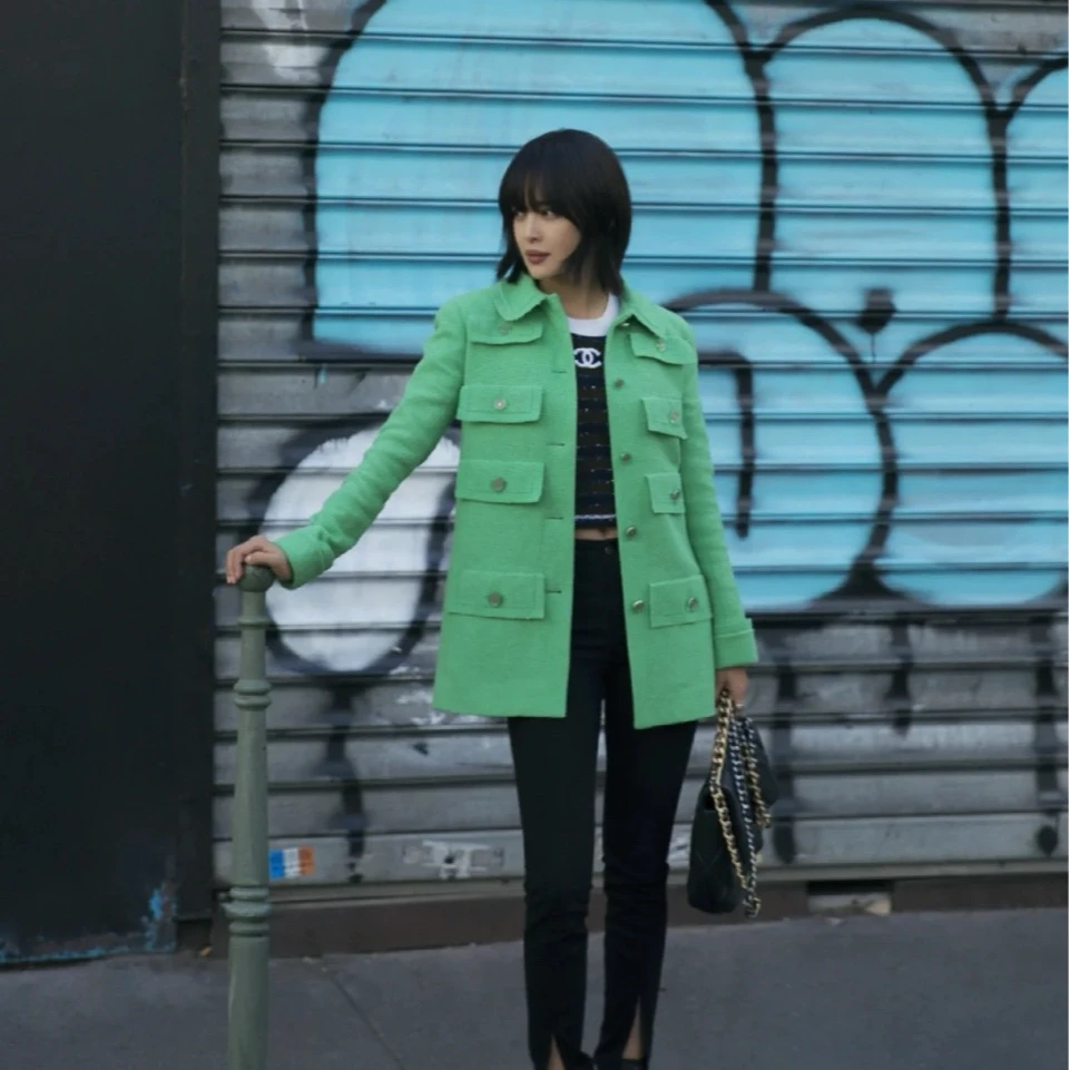 CHANEL/香奈儿/20C多口袋直筒外套/34码/准新带吊/编号5341