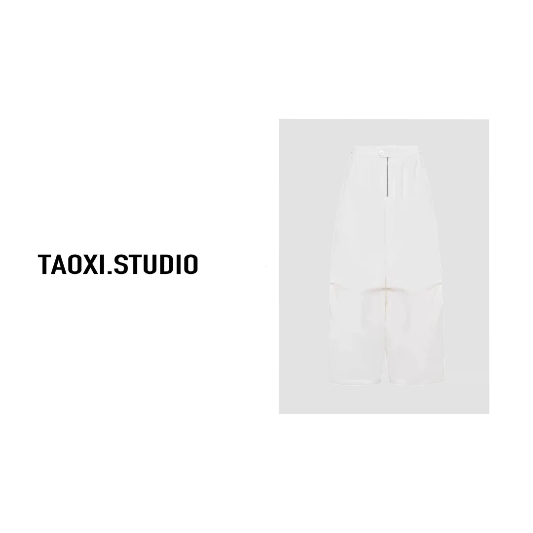 ZC 休闲裤中性宽松飞行降落伞长裤工装裤阔腿裤24065