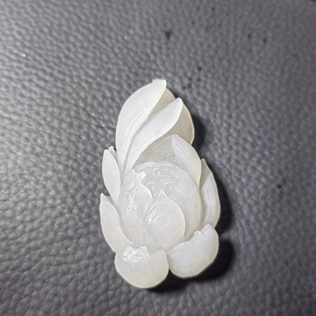 天然和田玉手工雕刻青海料