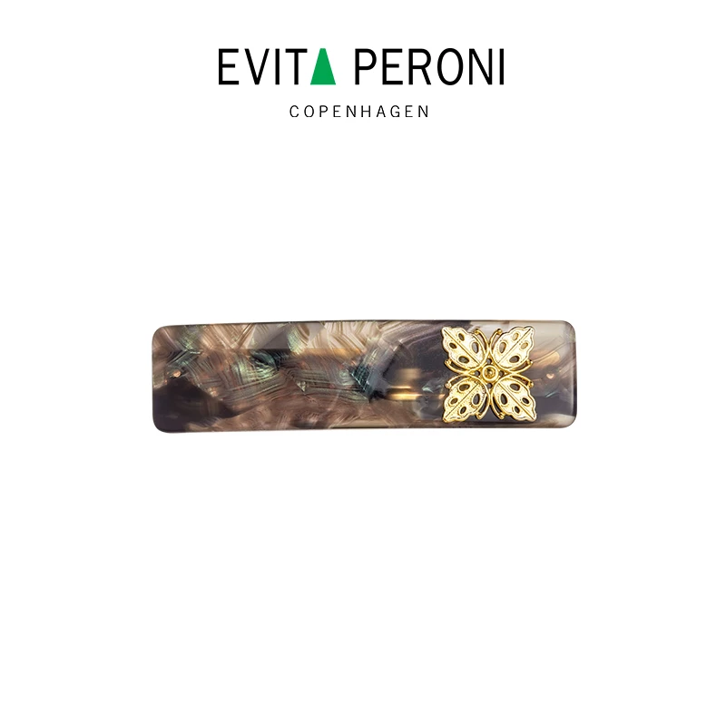 Evita Peroni/依慧达复古轻奢气质简约印记横夹ZB