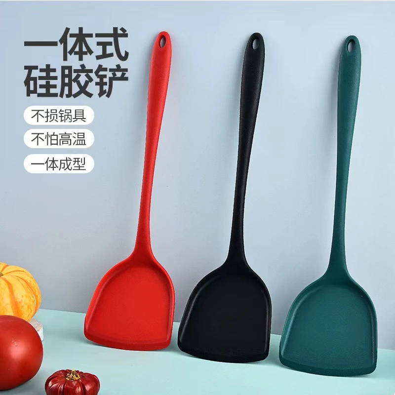 新疆包邮 硅胶铲子食品级硅胶锅铲耐高温家用不粘锅锅铲子老式铲