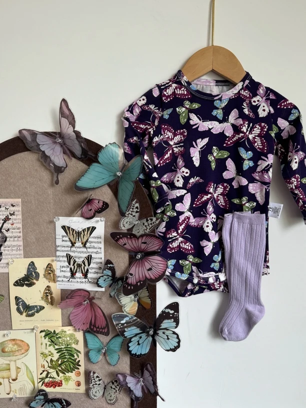 【蝴蝶入梦】长袖包屁居家外出