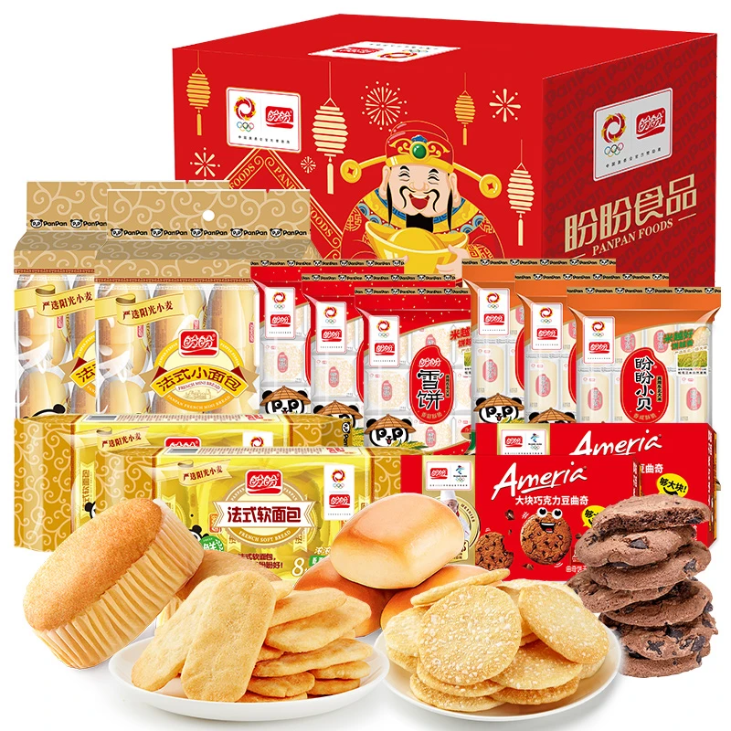 【24k年味】盼盼年货礼盒送礼财神到送礼有面好国货品牌零食大礼包