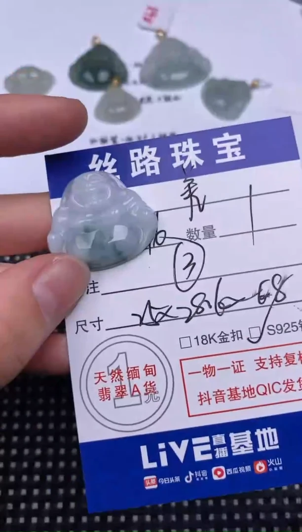 【闪购商品】翡翠颈饰未镶嵌挂件