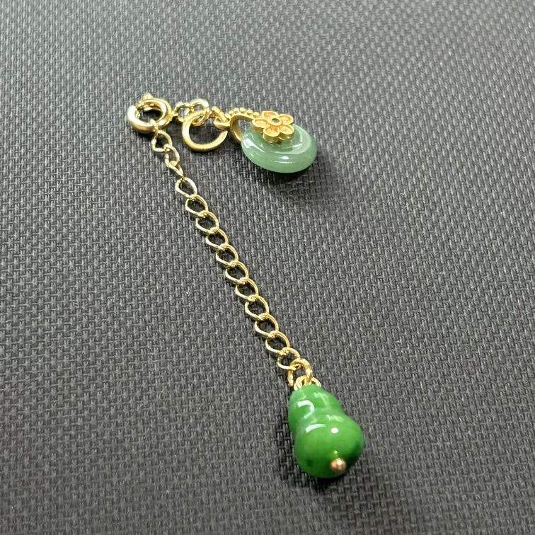 新中式国风压襟配饰小挂件提溜斜挎链中式服饰扣子配饰