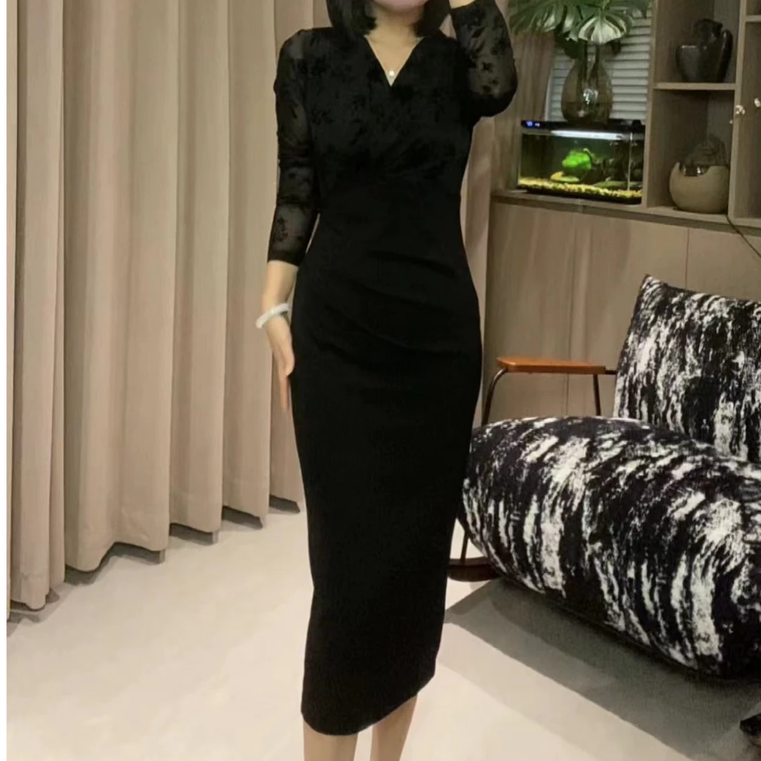 气质显瘦时尚高级感女人味连衣裙YF592