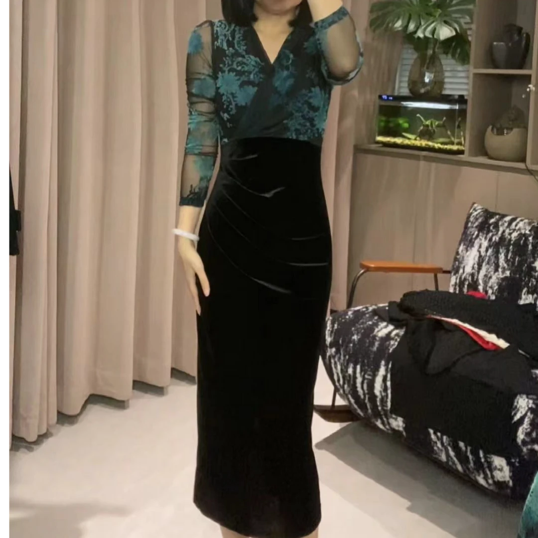 气质显瘦时尚高级感女人味连衣裙YF562