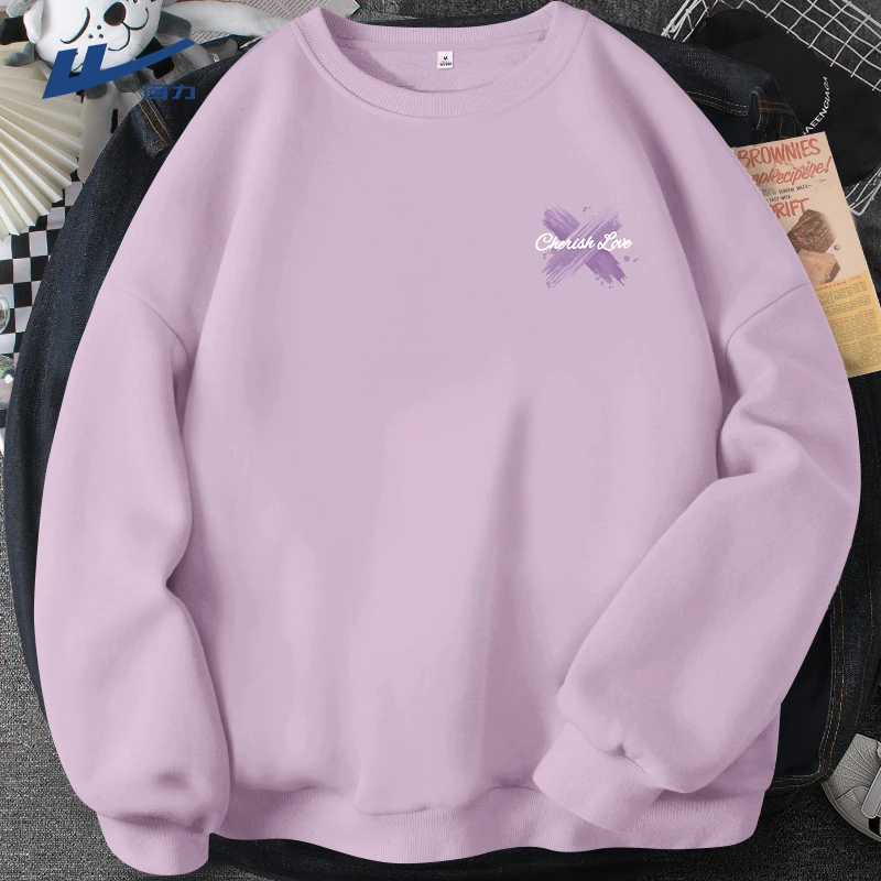 Warrior/回力时尚减龄卫衣女薄款慵懒风春秋上衣2025新款宽松卫衣