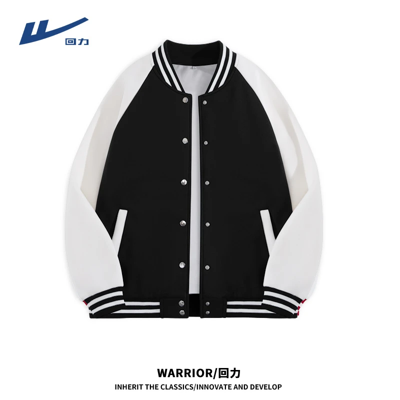 Warrior/回力洋气衣服女插肩袖棒球衫网红洋气炸街女装美式外套潮