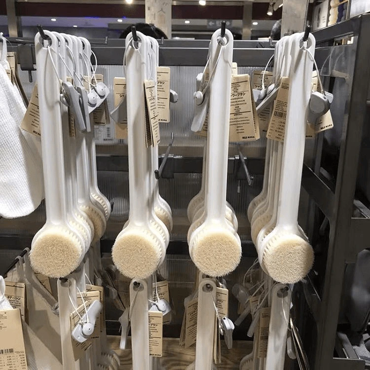 日式家用软毛洗澡刷子身体搓背刷长柄沐浴刷洗浴擦背