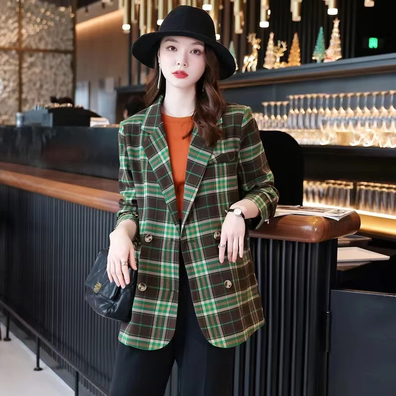 【红人上新】2024年秋款西装外套百搭韩版西装小香风秋季21228春季