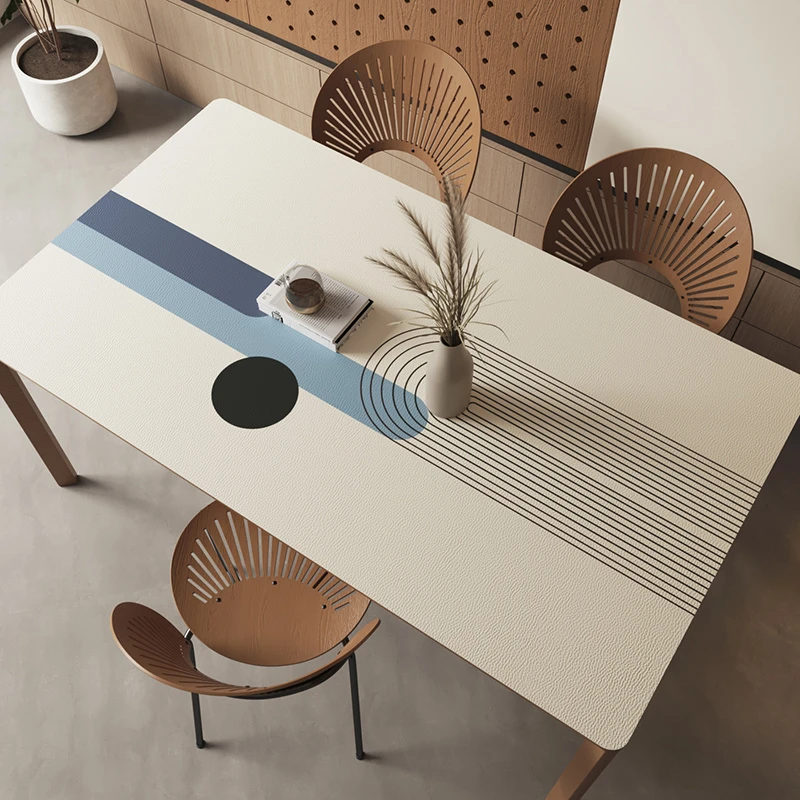 茶几布垫皮革桌垫简约防烫隔热餐桌家用桌布免洗防水防油餐桌垫