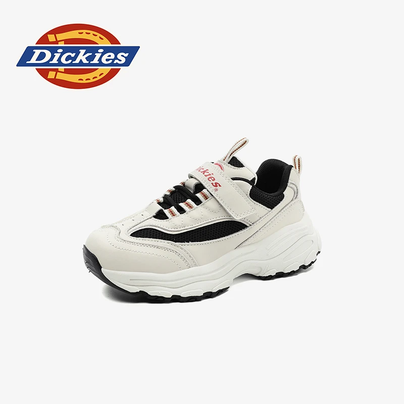 Dickies中小童时尚百搭秋季透气复古休闲鞋厚底经典低帮运动鞋