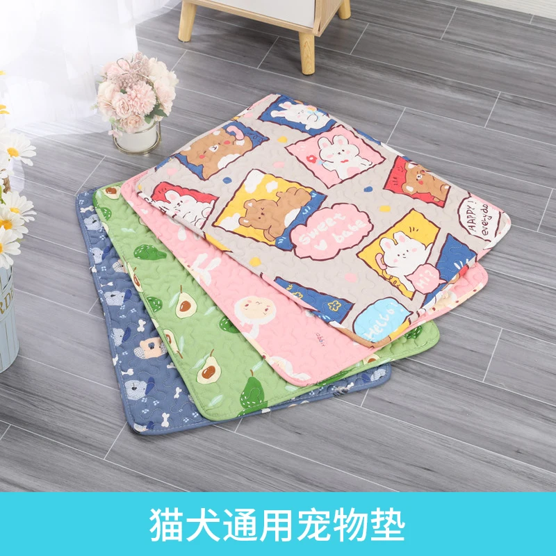 宠物窝宠物睡觉垫子狗狗地垫猫咪睡垫夏日清凉防滑消暑宠物垫