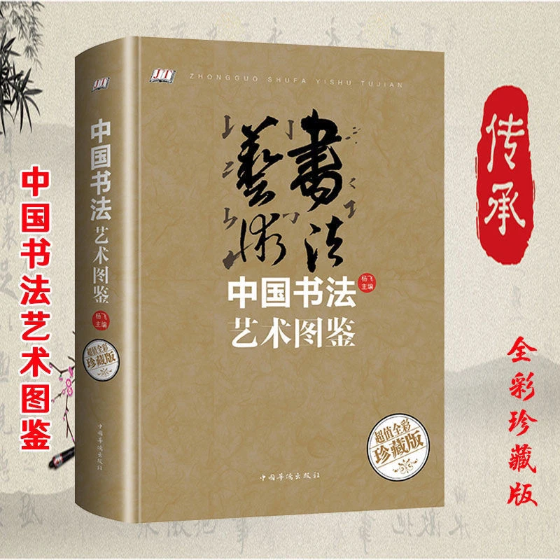 中国书法艺术图鉴 中国书法简史 书法入门教程工具书法理论小篆