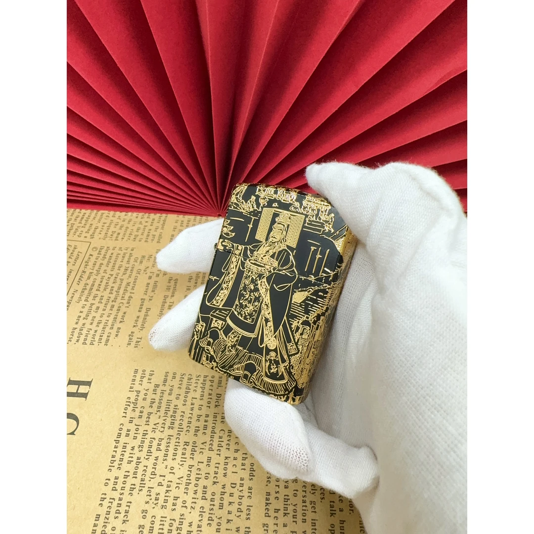 ZORRO佐罗二代鎏金千古一帝煤油打火机送礼升级防风防上窜