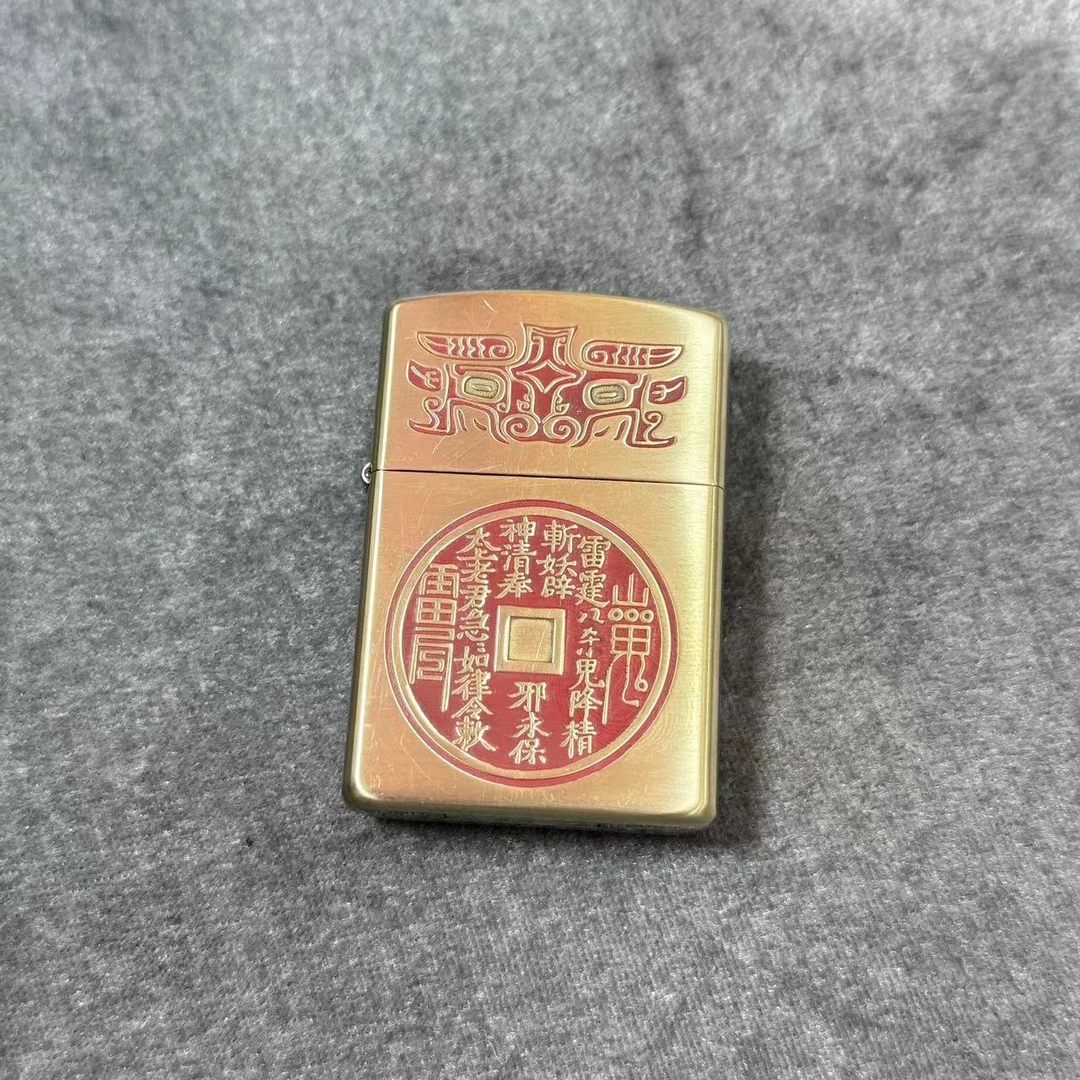 ZORRO佐罗巴雷特联名二代山鬼花钱煤油打火机填充升级荣耀版