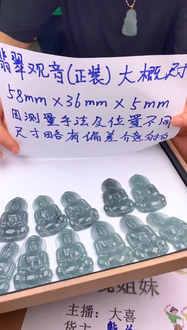 【闪购商品】翡翠颈饰未镶嵌20发1 多样性发货