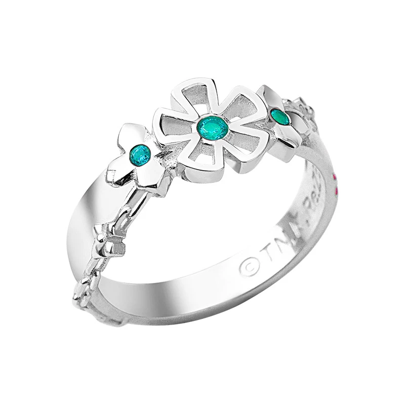 925银戒指 从零开始的异世界生活蕾姆动漫周边戒指幸运石正版授权