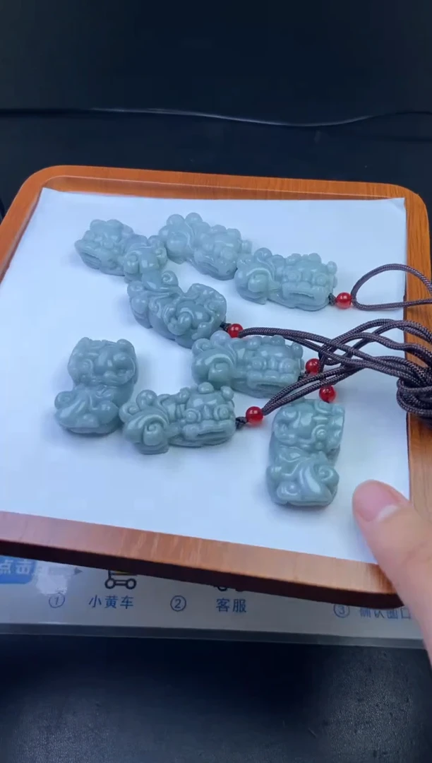 【闪购商品】翡翠颈饰未镶嵌貔貅+QZG231103-10多样性发一