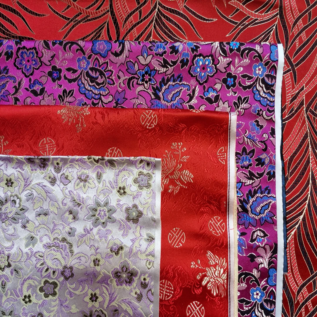 新宋锦香云纱织锦缎马面裙面料#藏袍#蒙古袍#旗袍#唐装