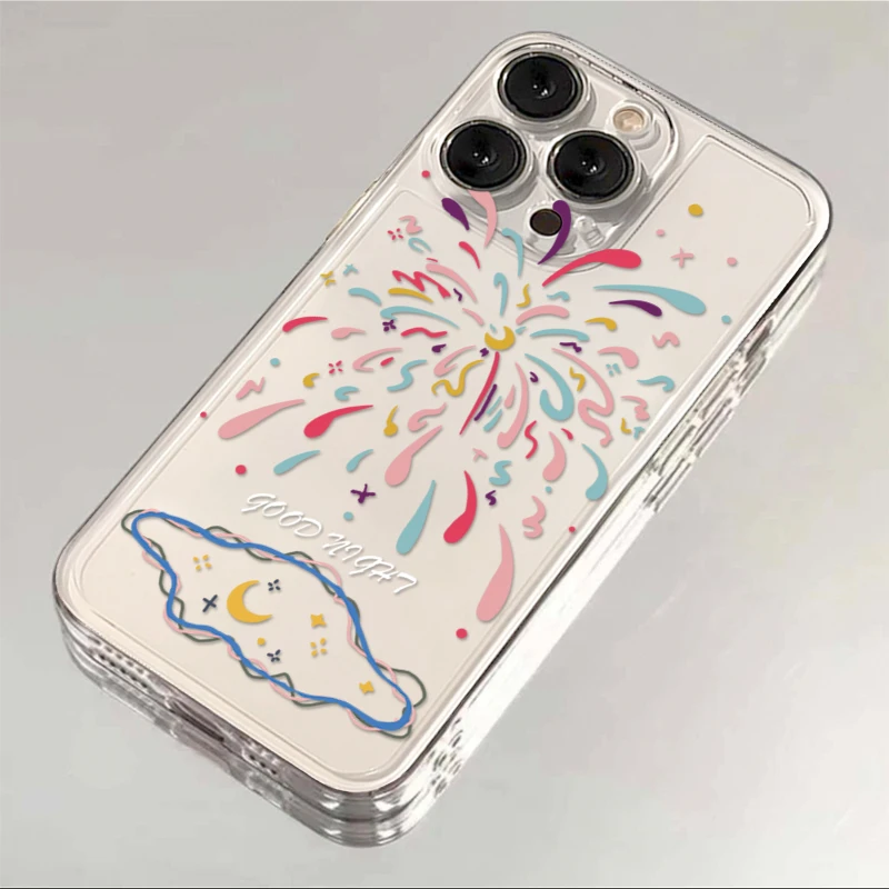 小众炫彩烟花苹果OPPO华为VIVO小米iPhone15/14手机壳13全包12/11