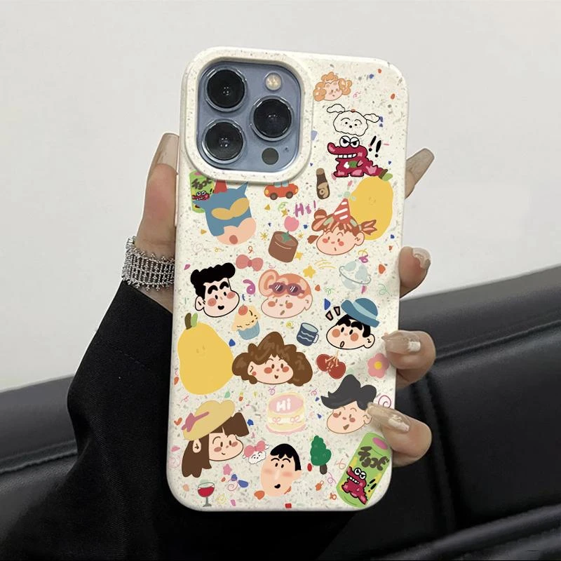 卡通动漫小新iPhone14/13promax手机壳苹果12可爱11女款xrxs软78p