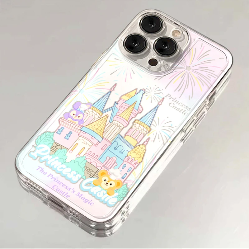 达菲熊烟花城堡iPhone15/14手机壳13软12/11苹果OPPO华为VIVO小米
