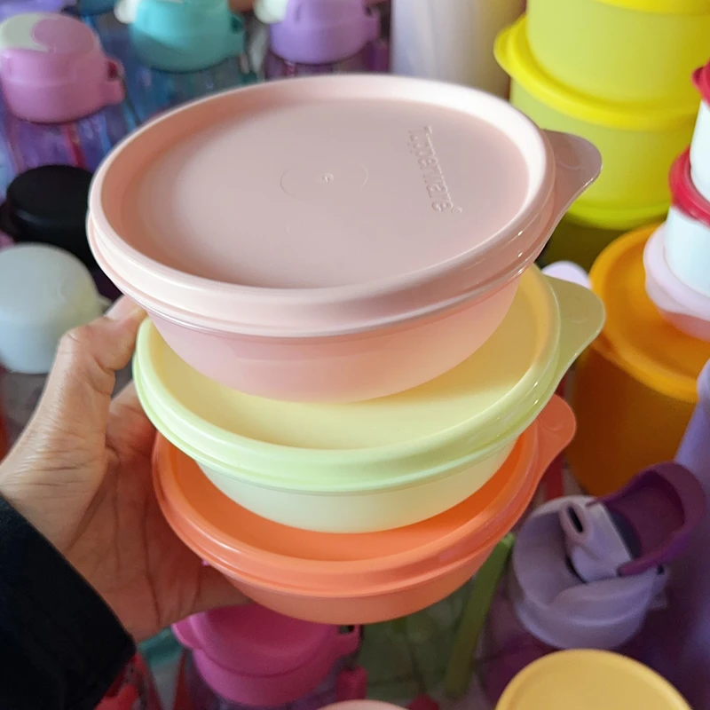 小圆碗300ml迷你保鲜圆碗水果碗零食保鲜盒密封锁鲜