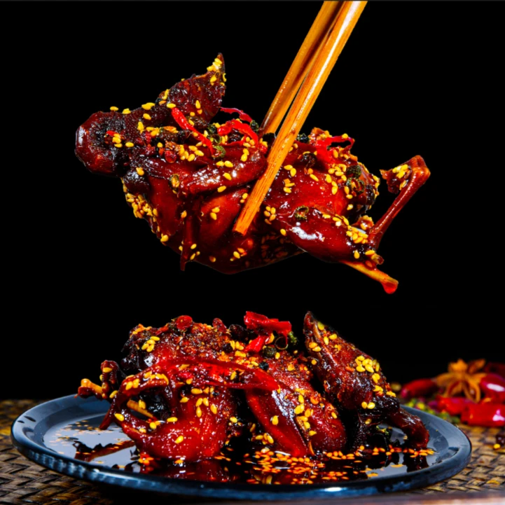 【友食光】麻辣鹌鹑100g*8袋香辣休闲零食冷吃四川特色零食小吃肉熟