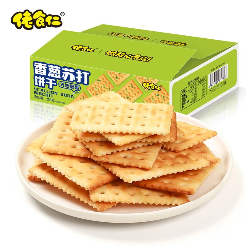 香葱薄脆苏打饼干早餐办公室小零食