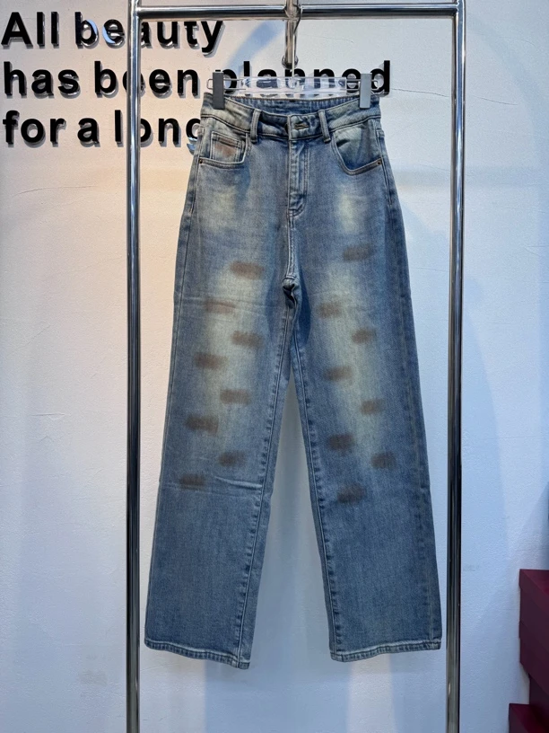 JINJIN-FS/编码（1155）【NO退NO换】设计款磨毛休闲百搭牛仔裤