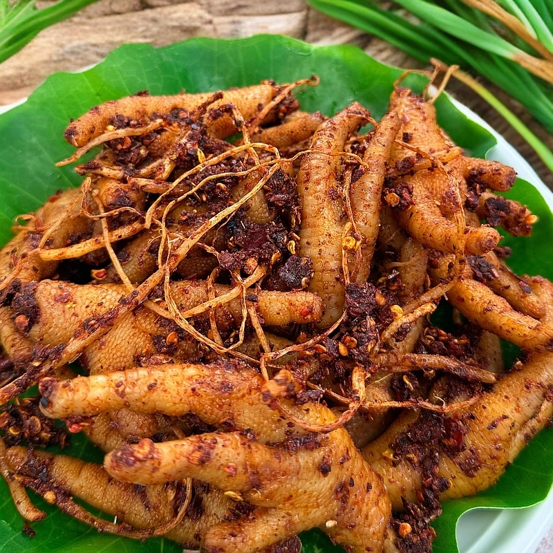 佤味鸡脚现做现发冬季美食500g民族美食开盖即食香辣美味