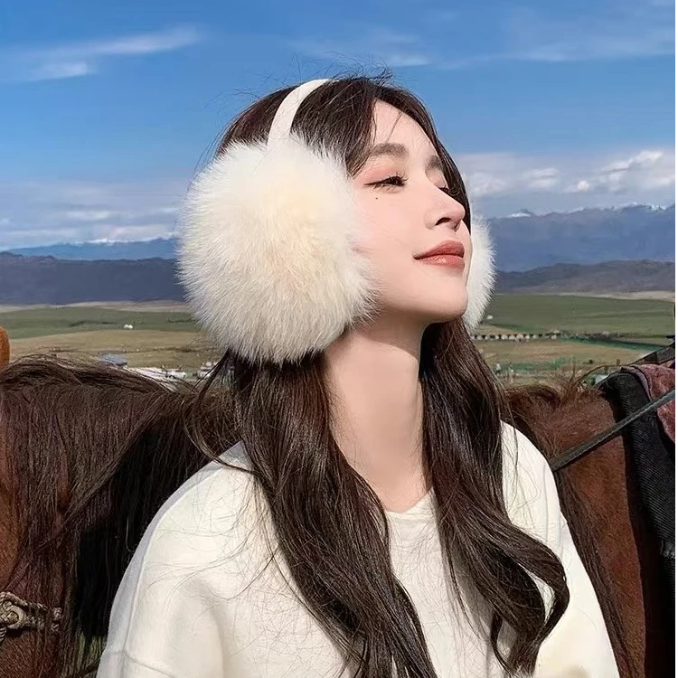 财阀千金冬季保暖毛绒耳罩耳套升级款炸炸毛加厚女韩版时尚网红